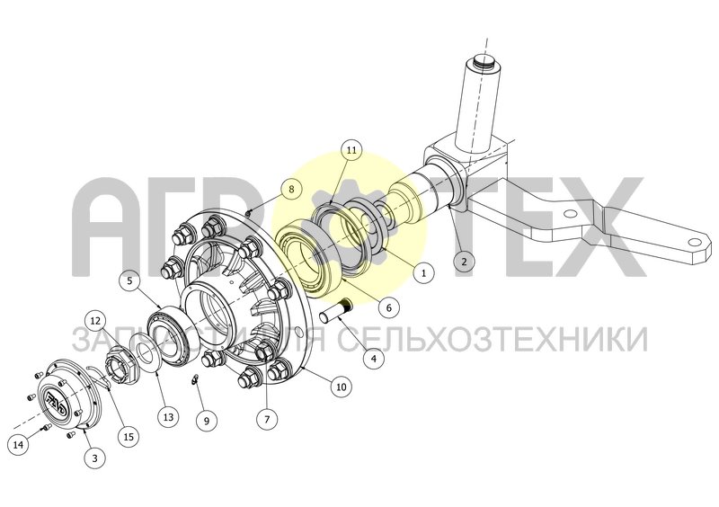 Чертеж Кулак поворотный (A120003S2N6)